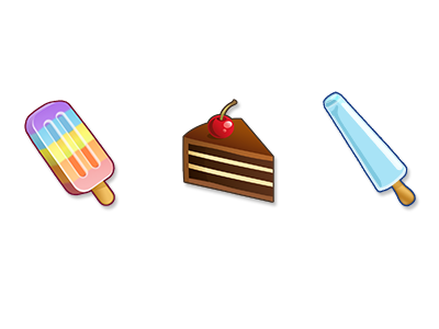 Desert Icons cake cream desert free games ice icons popsicle realms video