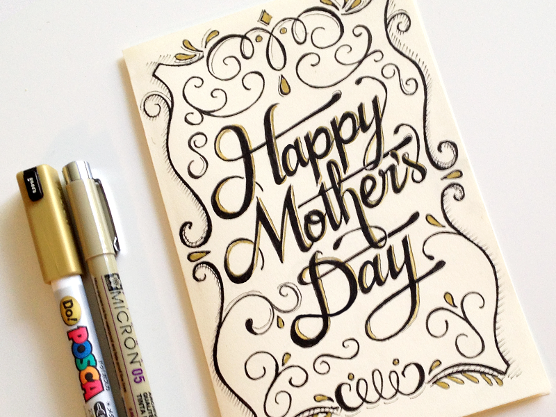 Happy Mother's Day Card by Cesar Kobashikawa on Dribbble