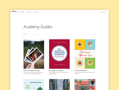 Fun Academy Page academy branding design education illustration ui ux