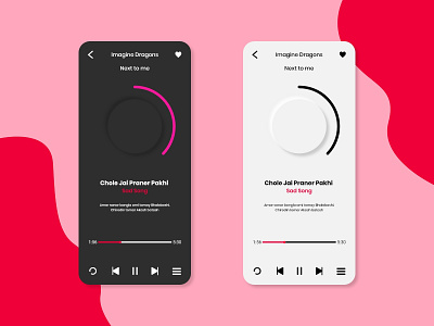 Music player UI