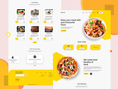 Restaurant Landing page