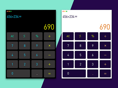 Calculator-UI & UX Practice