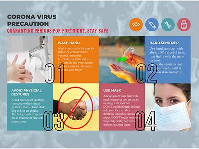 corona virus precautions branding corona coronavirus design facebook flat minimal poster poster art social media twitter feed typography vector