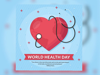 World Health Day! branding corona coronavirus covid covid 19 facebook minimal poster art social media twitter feed