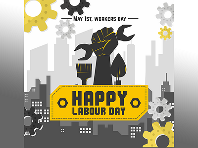 Happy Labor Day! corona coronavirus facebook labor day minimal social media twitter feed