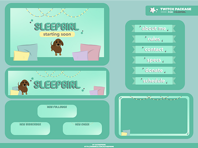 Twitch Package 005 - SleepGirl