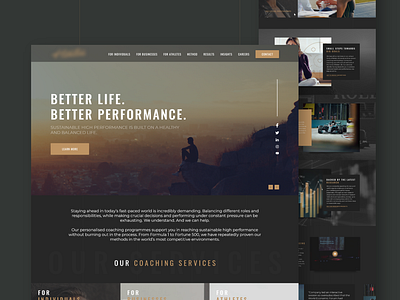 Coaching Company Landing Page