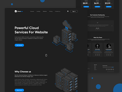 Cloud Service Website