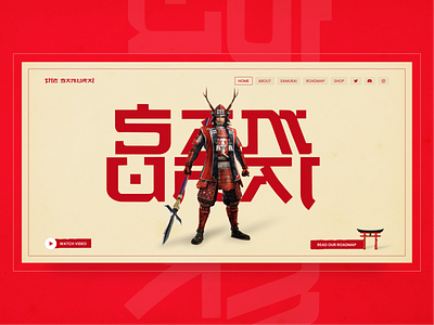 The Samurai NFTs Website