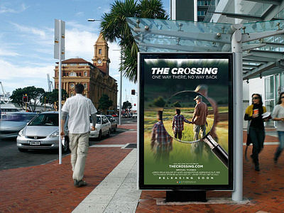 "THE CROSSING" Poster design