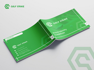 "GOLF STRIKE" Brand book design