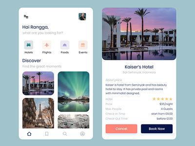 Mobile Travel App app design figma mobile travel trip ui