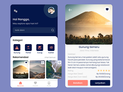 Jalan Jalan Yuk App design figma mobile travel ui uiux ux