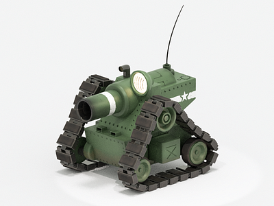 Cute Tank blender rendering tank