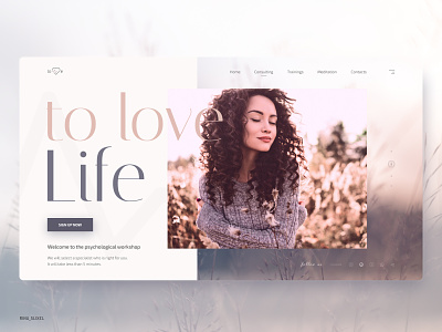 Center for Psychology - Love Life design digitaldesign psychology ui uidesign uidesigns uiinspiration uitrends userinterface userinterfacedesign uxdesigning visualdesign webdesign webdesignanddevelopment webdesigning webdesigninspiration