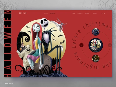 The best cartoons for Halloween cartoons design halloween ui uidesign webdesign