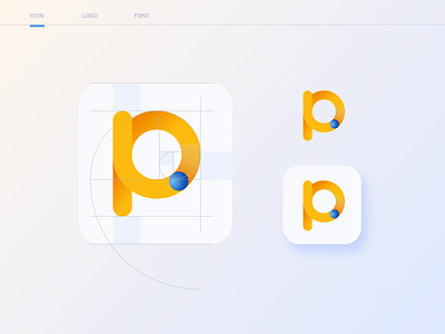 Process Icon app icon logo p process