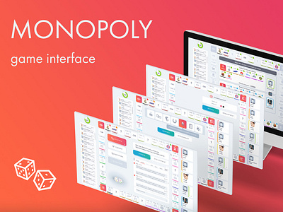 Monopoly game interface design