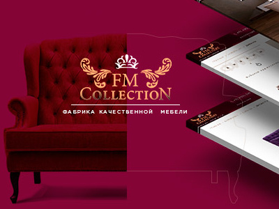 Internet shop " FM Collection" design e commerce internet shop site ui ux web website
