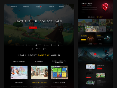 Blockchain Game - FantasyWorld blockchain blockchain game crypto fantasy fantasy nft gambling game game interface game nft game ui games metaverse nft nft app nft interface nft world ui ui ux game ux web nft