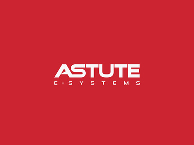 Astute E-Systems branding design it company it logo logo logo design logodesign