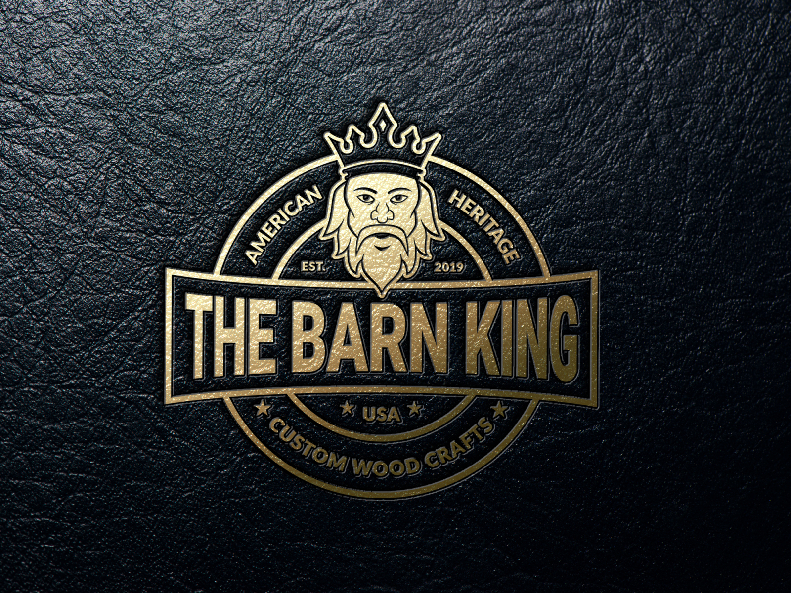 The Barn King Logo Design By Maduka Nirmal On Dribbble