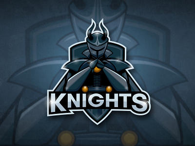 Knights sports logo design by Maduka Nirmal on Dribbble