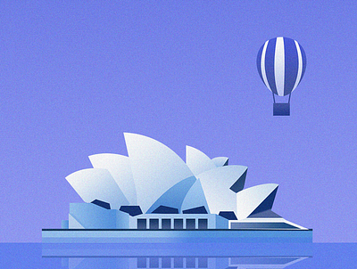 Sydney animation design flat illustration illustrator logo ui