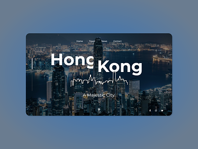 Hong Kong adobe xd adobexd city design hongkong illustration nature ui uiux ux vector web web design webdesign website
