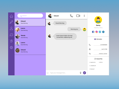 Redesign : Chat Web