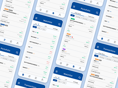 Redesign: Mutual Fund/Stock app from FundsIndia App app design figma holdings minimal money mutual fund redesign simple stock trade ui