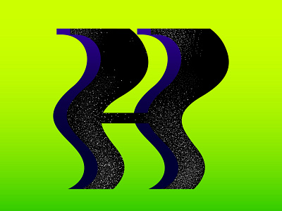 Letter H branding design letter letter h space type type art typeface design typogaphy vector