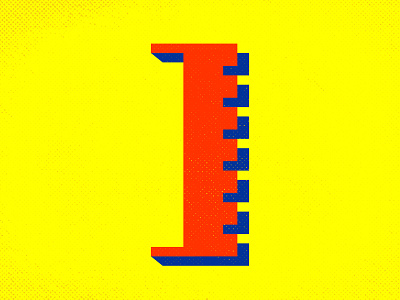 Letter I i letter letter art letter i ornamental retro type type design typography