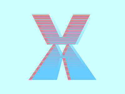Letter X brand design letter letter art letter x type type design typeface typeface design typography vector