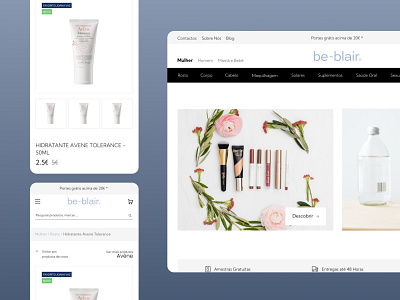 BE~BLAIR // E-COMMERCE commerce design e commerce ui web