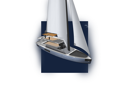 Yacht design graphic design