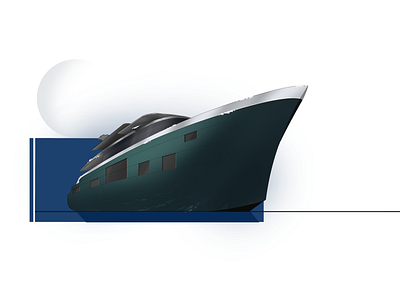 Yacht design illustrator