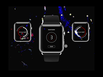 Daily ui 013＊Countdowntimer app applewatch black blue concerts countdowntimer dailyui dailyui013 design happynewyear illustrator music photoshop timer ui ux web xd