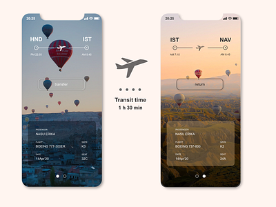 Daily ui 024＊Boarding pass