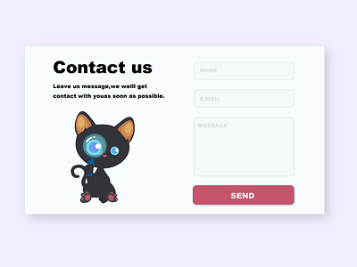 Daily ui 028 Contact Us