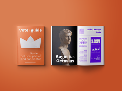 Voter guide from remote voting set case study design graphic hcd magazine design product design uxdesign vote