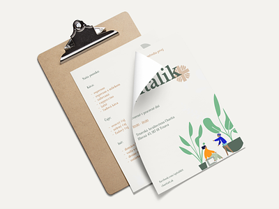 Spitalik Café Visual Identity branding design flat identity illustration logo minimal print design vector