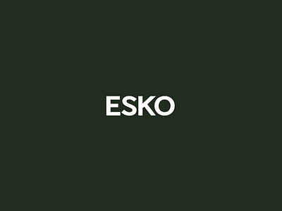 ESKO Bar - Logo Animation animation design branding logo logotype motion animation motion graphics motion graphics design typography visual identity