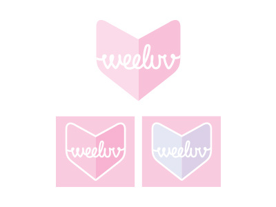 Weeluv Logo WIP book logo weeluv