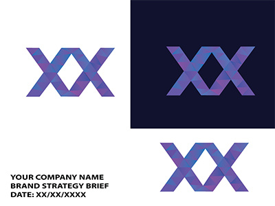 x latter logo design