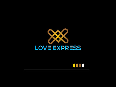 Love Express । modern । monogram logo design