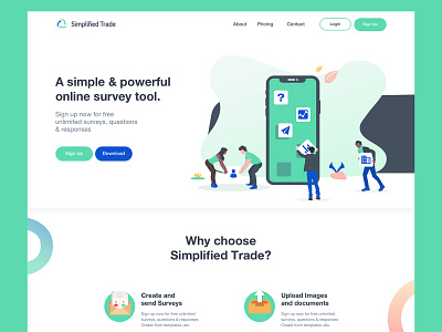 Home page for Simplified Trade