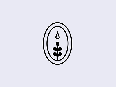 NUJE brand branding circle design elegant female icon logo logo design minimal nature organic plant pure simple vector water women