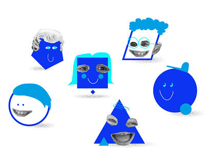 kiddies adobe illustrator character design collage design flat funny character graphic design illustration texture vector