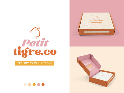 Petit tigre.co branding design graphic design logo packaging